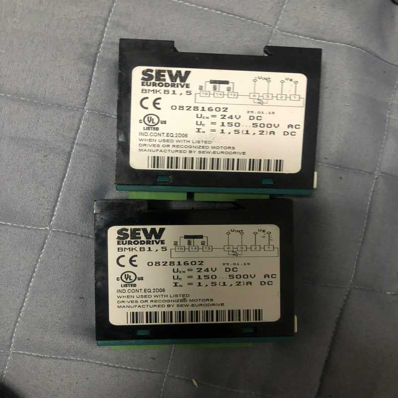 SEW整流块BMKB1.5,拆件件，功能正常，成色如图，2个【卡奥电子】