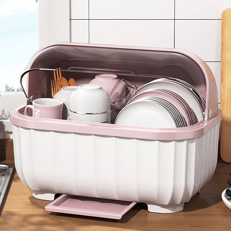 多功能厨房置物架家用放碗筷收纳盒装带盖碗架餐具柜碗盘收纳,厨房/烹饪用具,碗架,淘宝优惠券,粉丝福利购,淘宝优惠卷