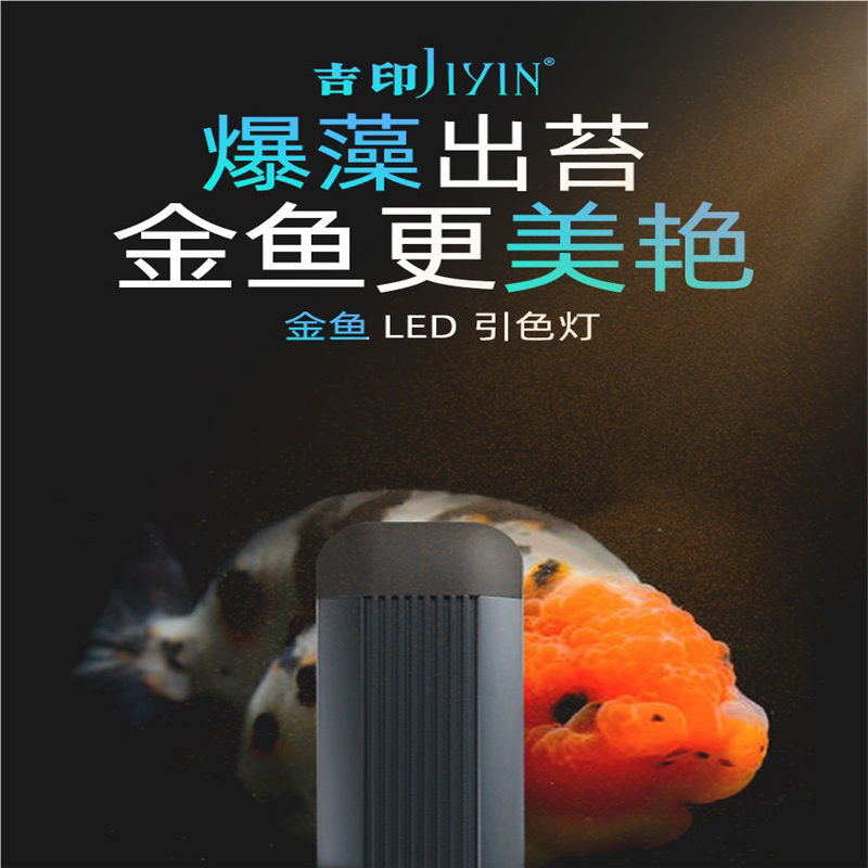 吉印全光谱爆藻灯led草缸灯金鱼专用鱼缸灯水族箱照明防水水草灯图片