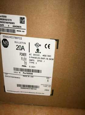 AB变频器 20AC030/c037/d027a0aynan~询价