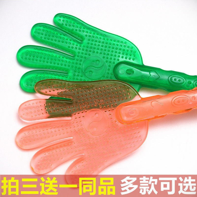 经络养生拍扣痧手拍硅胶拍痧掌拍打器按摩棒锤敲捶背拍痧板专用