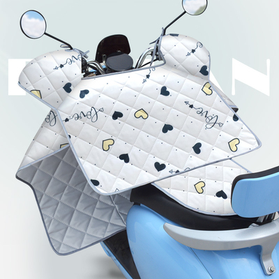 电动电瓶车挡风被防晒遮阳罩防水防紫外线加宽加大立体夏季薄款