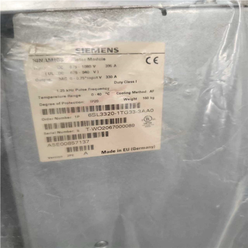 【星慕电子】6SL3320-1TG33-3AA0  未用过的675-10