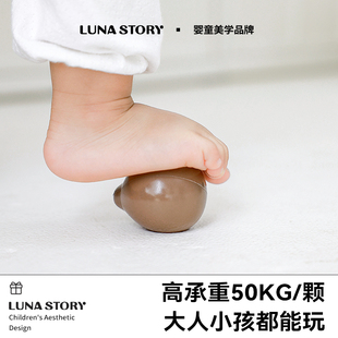 lunastory儿童海洋球池室内围栏波波球弹力婴儿童玩具彩色球味