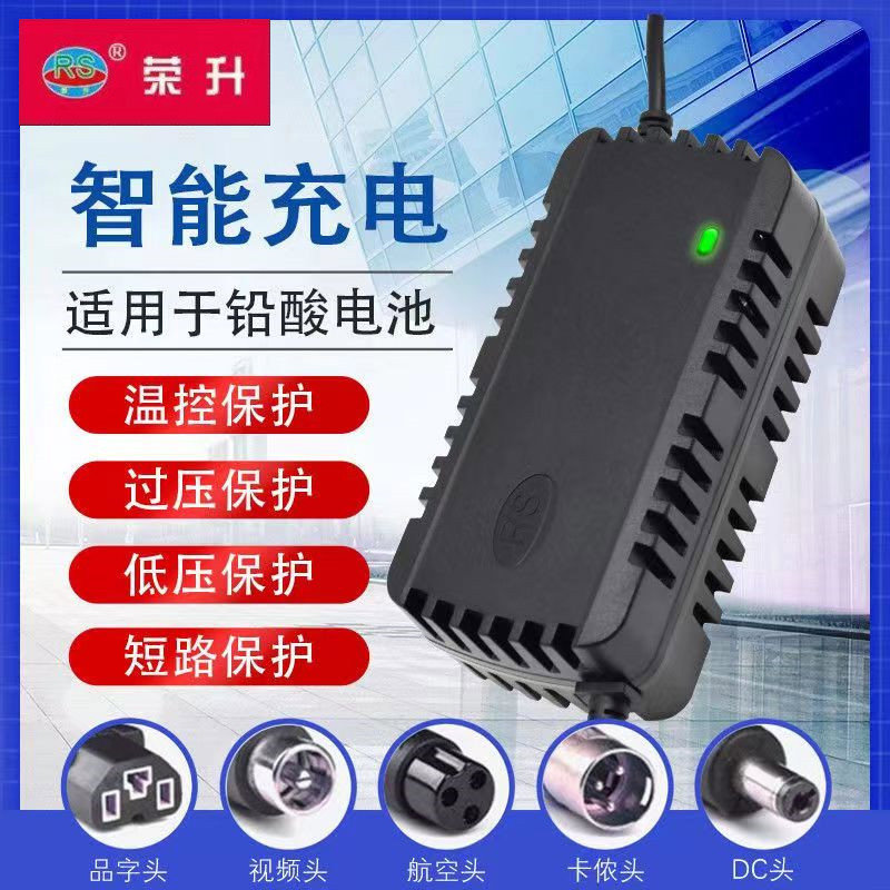 24V12AH20A小海豚迷你电动车充电器轮椅代步车24伏铅酸充电器