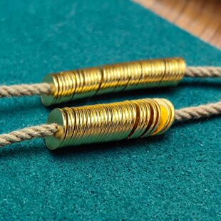 超薄S925纯银镀24K金隔片垫片文玩配饰星月柏香猴头金刚DIY配件