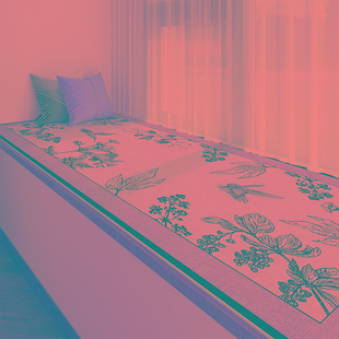 法式复古飘窗垫2025新款可定制防滑阳台坐垫四季通用窗台垫子美式