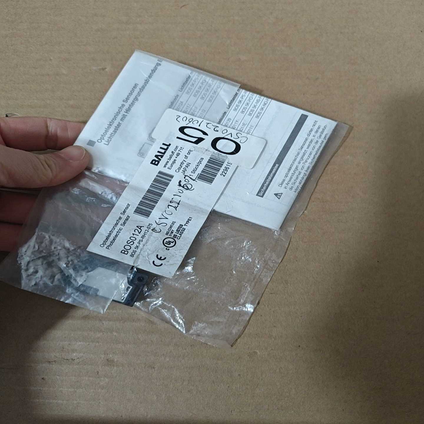 询价~BALLUFFBOS012A巴鲁夫BOS 5K-PS