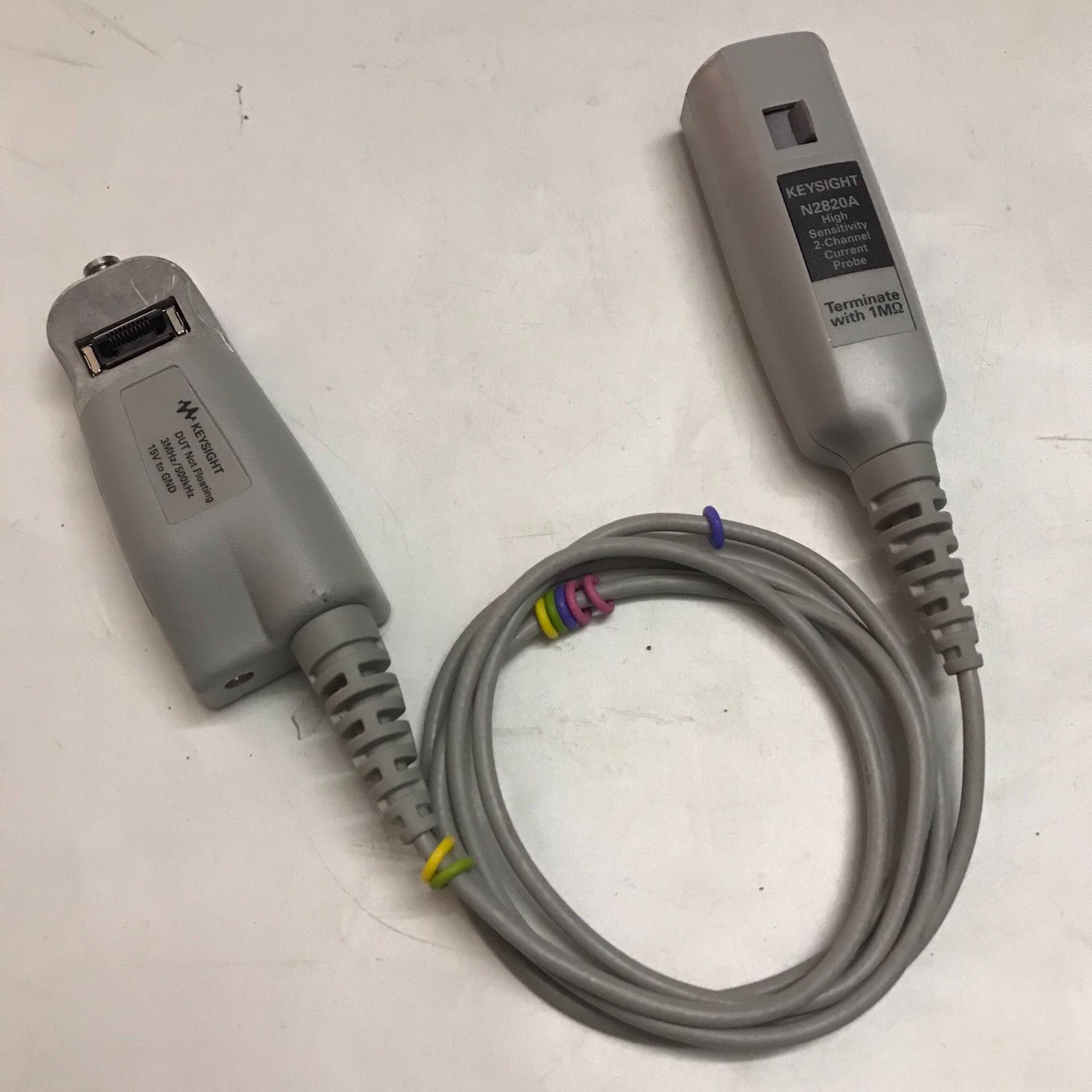 是德N2820A示波器电流探头安捷伦高灵敏度2通道电流探头实~询价