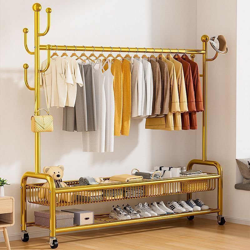 德国质衣帽架落地立式衣架家用室内移动衣服挂衣架卧室阳台简易