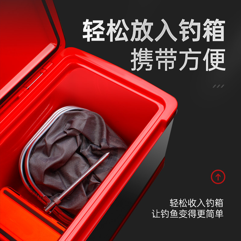 便携型鱼护野钓专用速干防挂方形小迷你渔护网兜黑坑高端活鱼袋