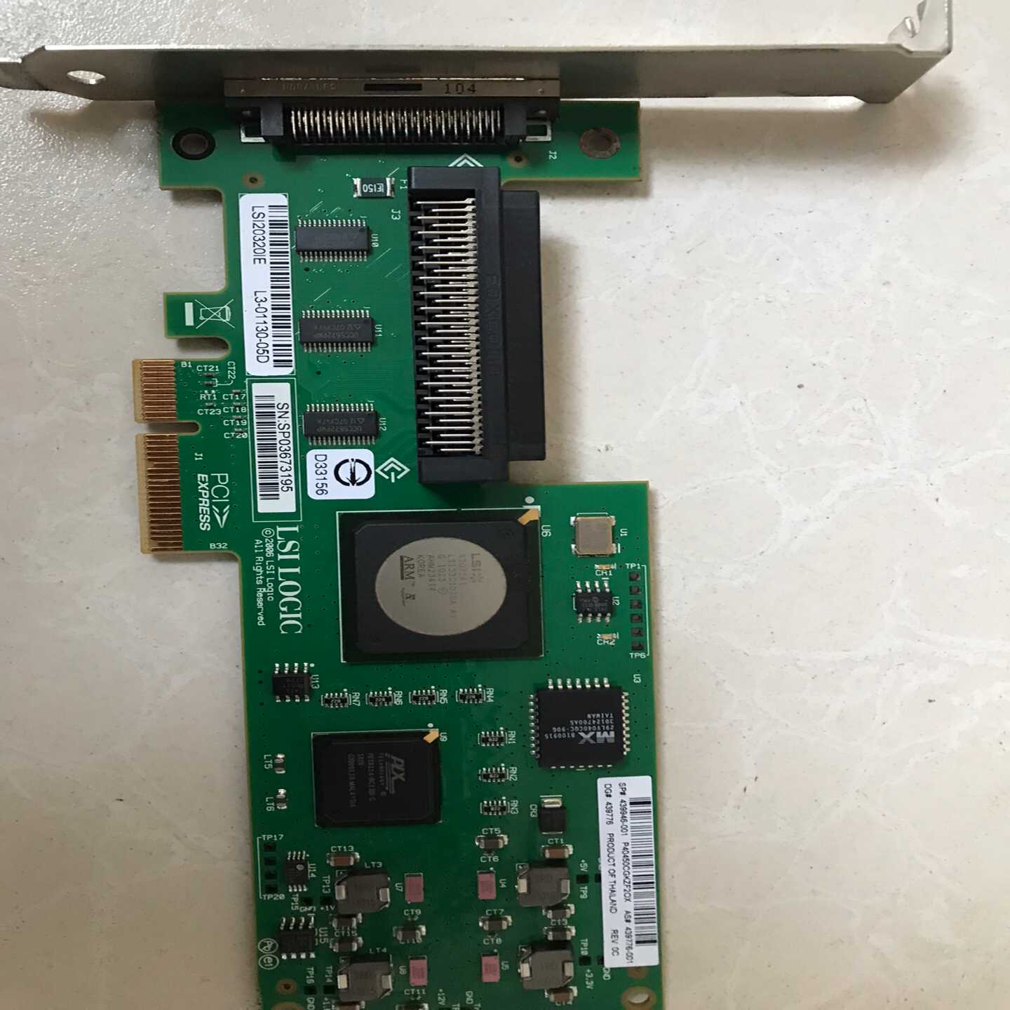 【星慕电子】HP LSI20320IE PCI-E SCSI卡43994