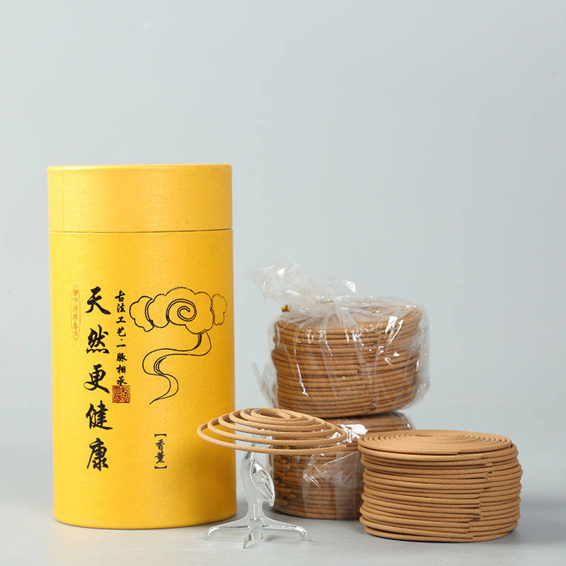 盘香家用室内净化空气 艾草居家卫生间除臭去味小檀香熏香道4小时