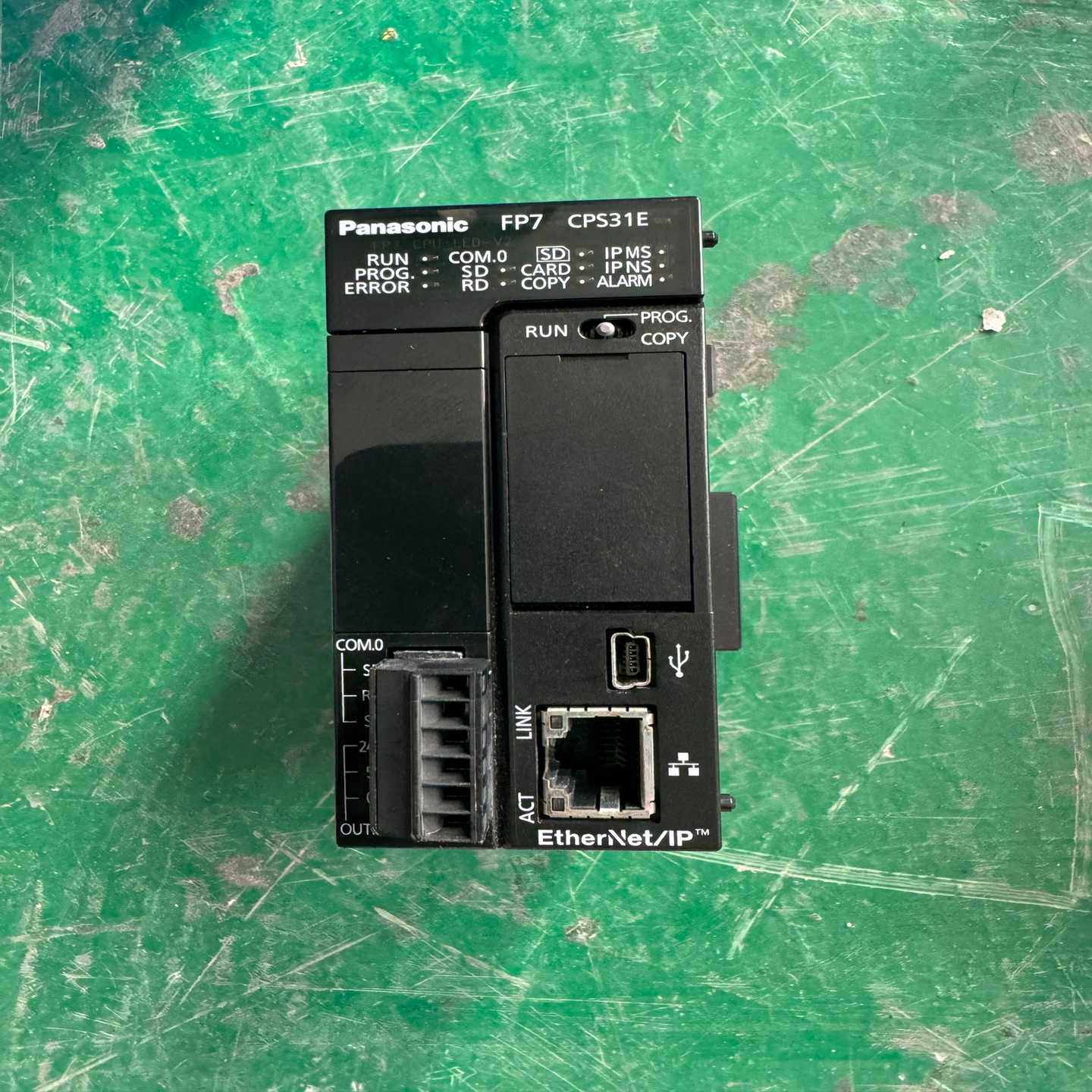 议价松下plc，afp7cps31e，二手拆机实物图，功能正常，