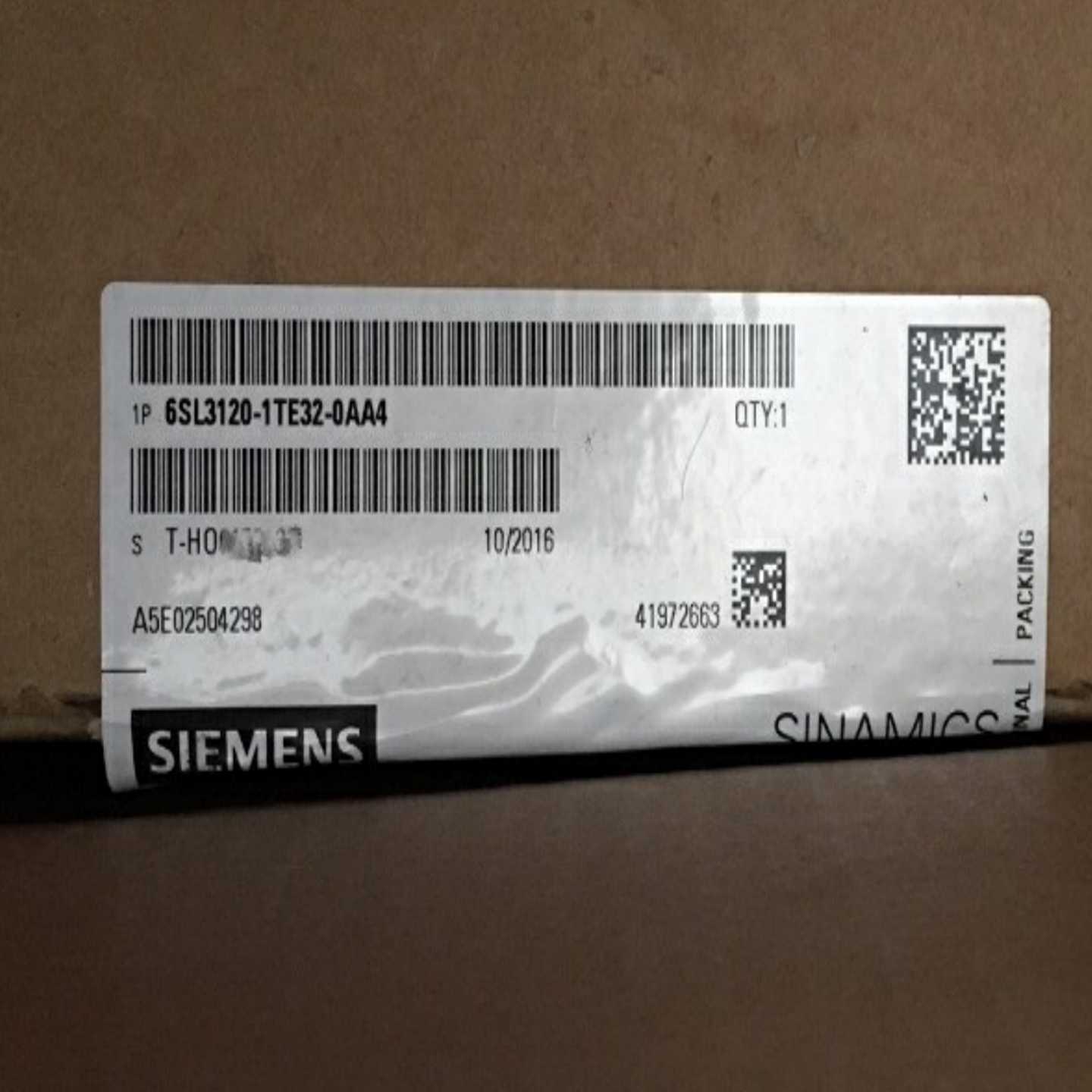 配件西门子S120单电机模块EINGANG直流600V 6SL3120-1T议价