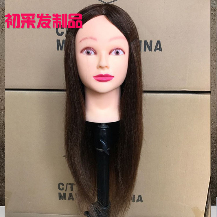 理发店美发盘发练习头模剪发 做造型假发模特头假人头 假发头模型