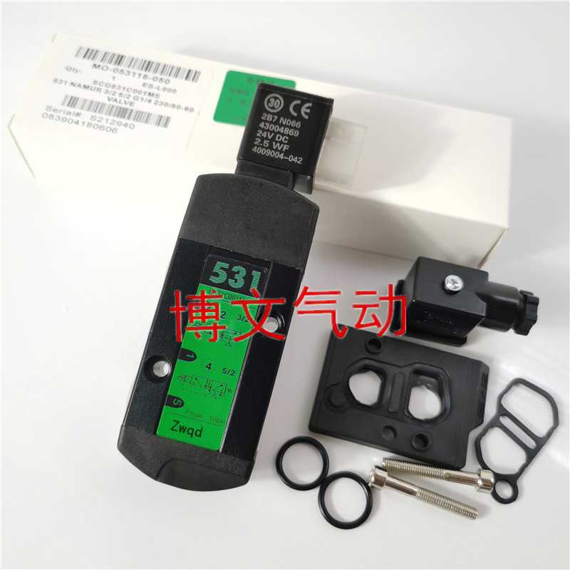 电磁阀SCG531C001MS气动控制换向阀板式二分G531C001MS