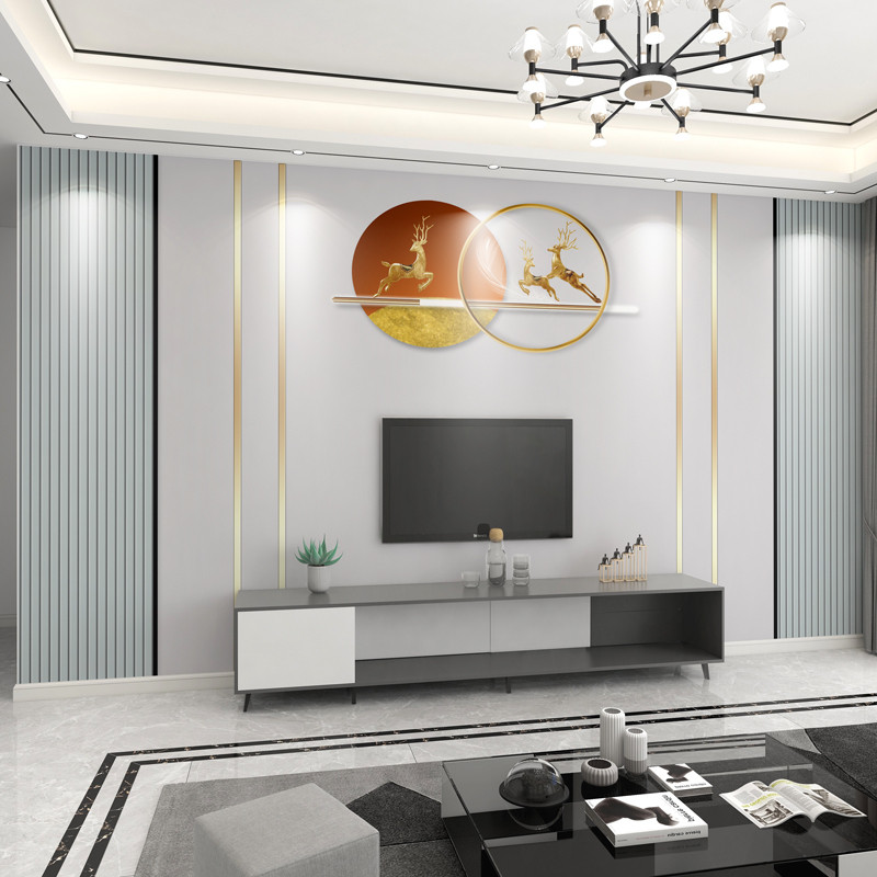 定制壁纸3D立体现代简约轻奢电视背景墙壁布客厅墙纸影视墙布壁画