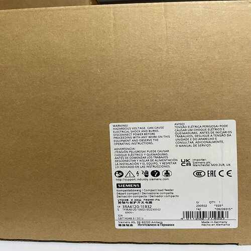 3RA6120-1EB32  SIRIUS 紧凑型负荷馈线~询价