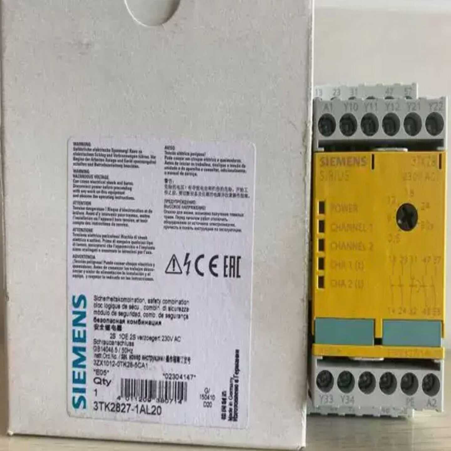 安全继电器3TK2827-1AL21议价
