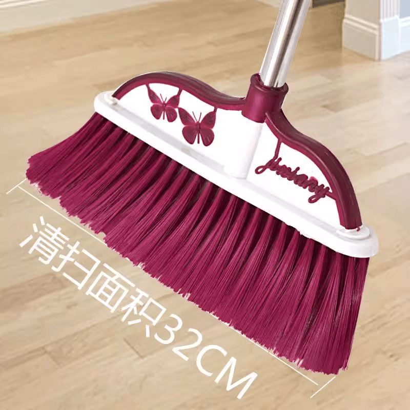 扫帚家用加厚扫把套装两件套加密超厚扫把簸箕组合耐用不粘毛发