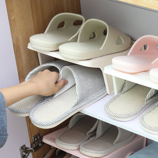鞋架鞋托双层鞋托架分隔层鞋柜收纳架收纳神器内置分层支架省