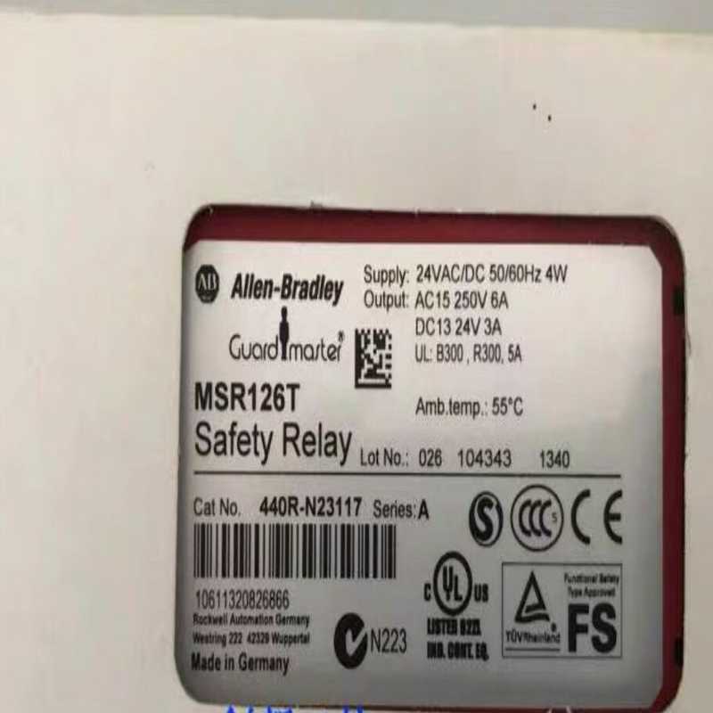 AB安全继电器罗克韦尔MSR1261R 1T 440R-N（基数电子）