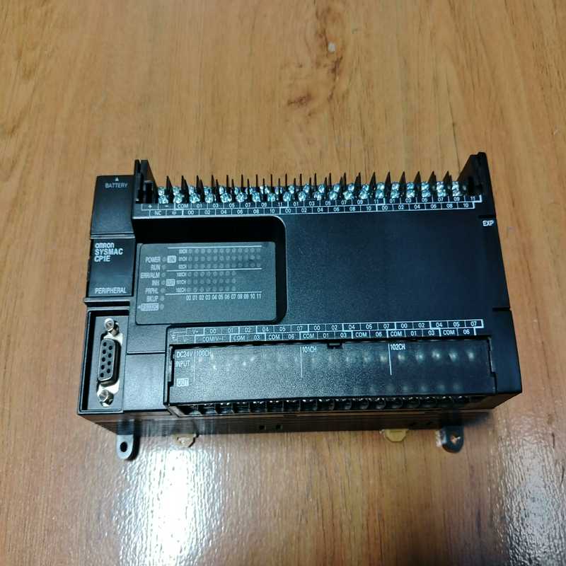 (背呗机械)PLC CP1E-N6OSDT-D功能正常成色为实