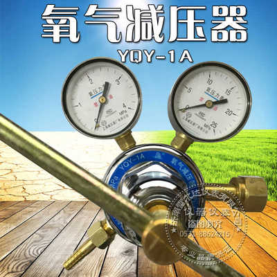 YQY-1A氧气减压器 大流量减压阀 压力表控制器 上海减压器厂