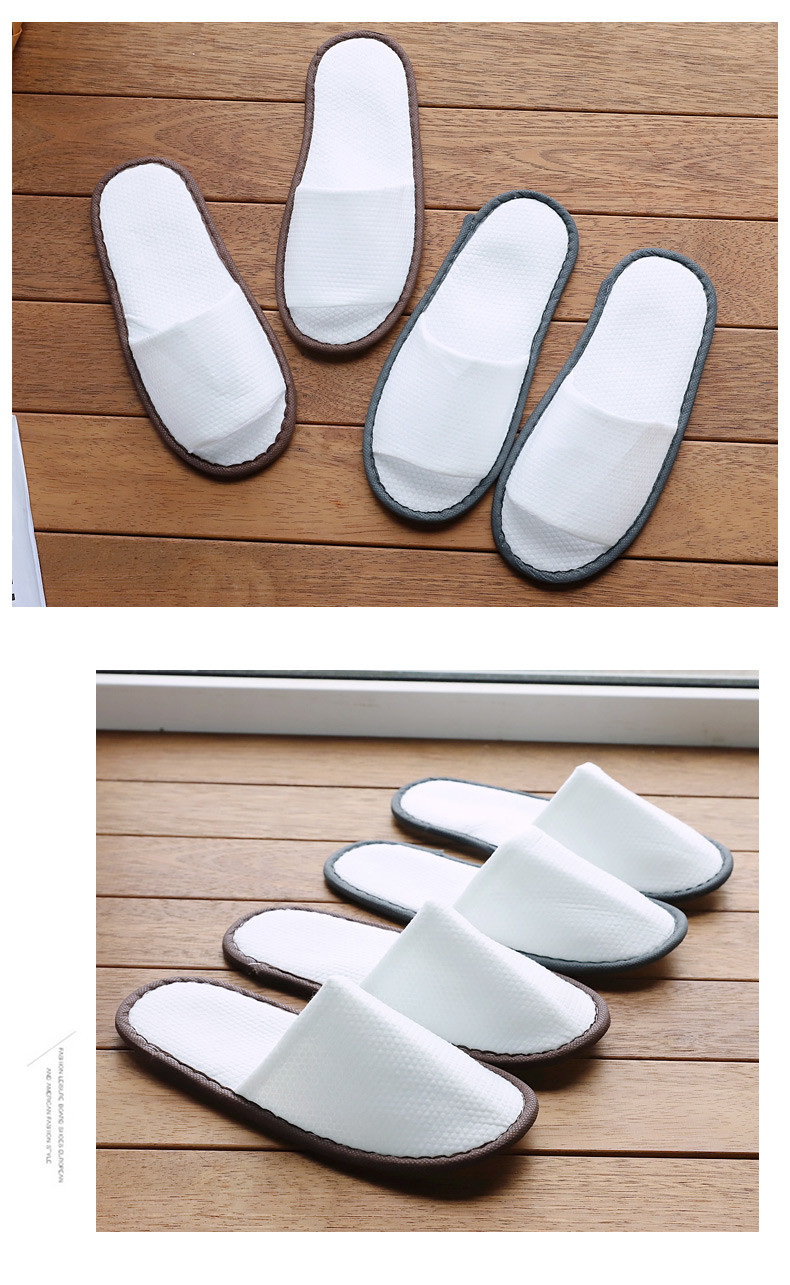 Одноразовые тапочки 酒店专用一次性拖鞋100双装连锁宾馆纺布加厚防滑室内厂家
