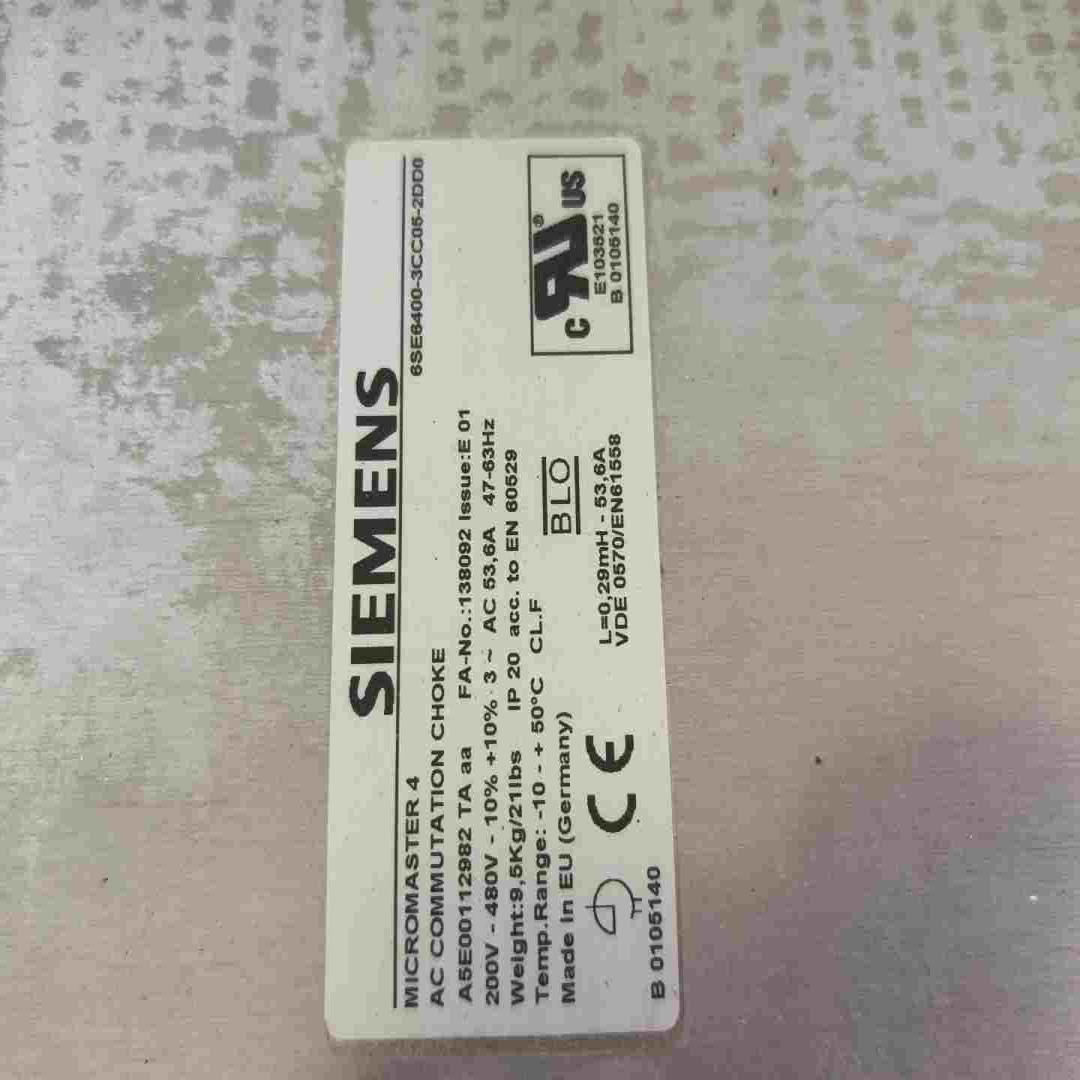 (询价)Siemens 6SE6400-3CC05-2DD0