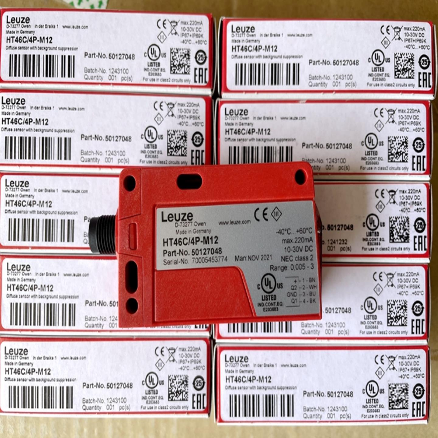 议价-德国劳易测LEUDZE光电开关HT5.1/2/4HT46C/4P-M12HT46C/2N