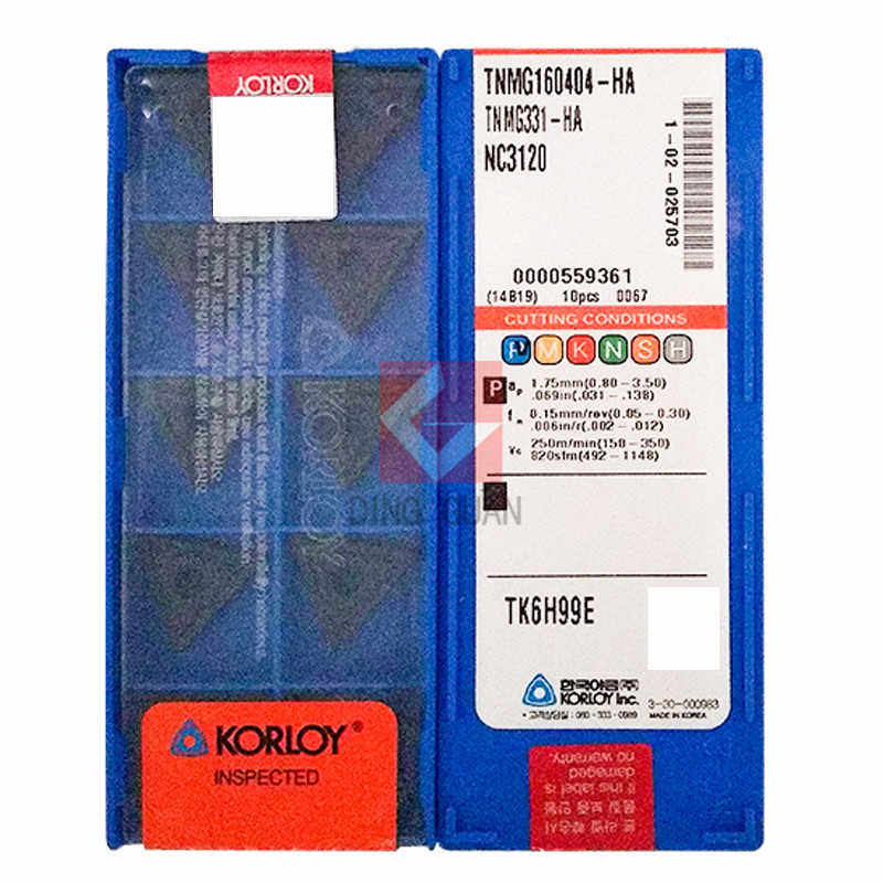 正品 韩国克洛伊 数控刀片 TNMG160404-HA NC3120