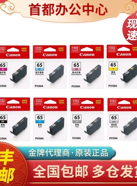 佳能原装CLI-65打印机墨盒PRO200墨盒pro-200打印机彩色照片墨水