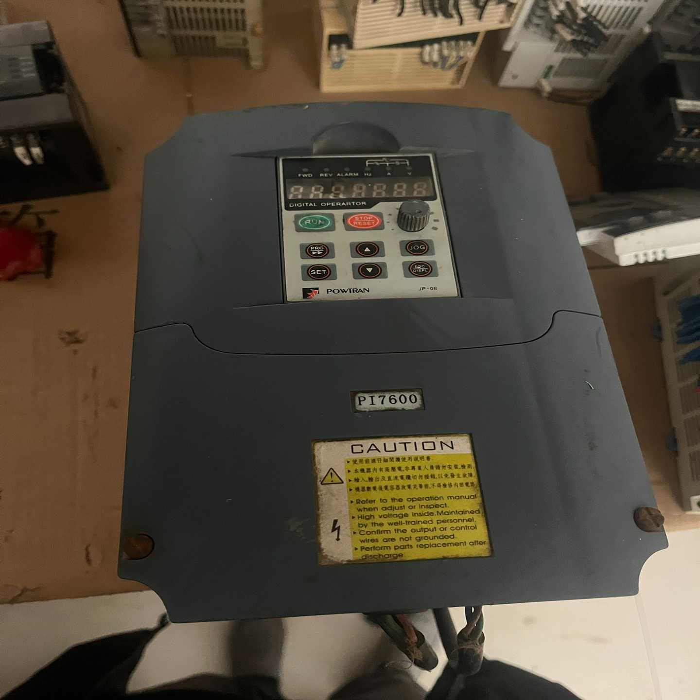 普传变频器，PI7600，5.5kw，成色如图询价