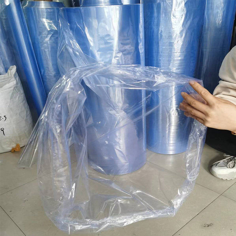 大尺寸pvc桶膜热收缩膜透明筒状膜裁剪可定制家用吹风机塑封膜