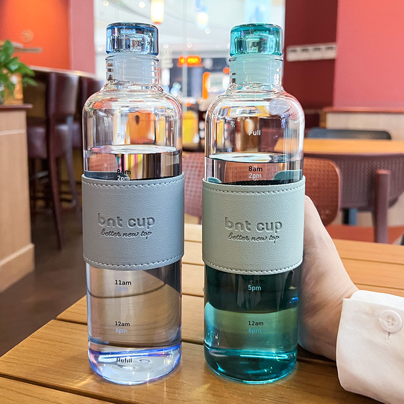 ins清新简约水杯玻璃杯女学生水瓶网红男士复古小众便携耐热
