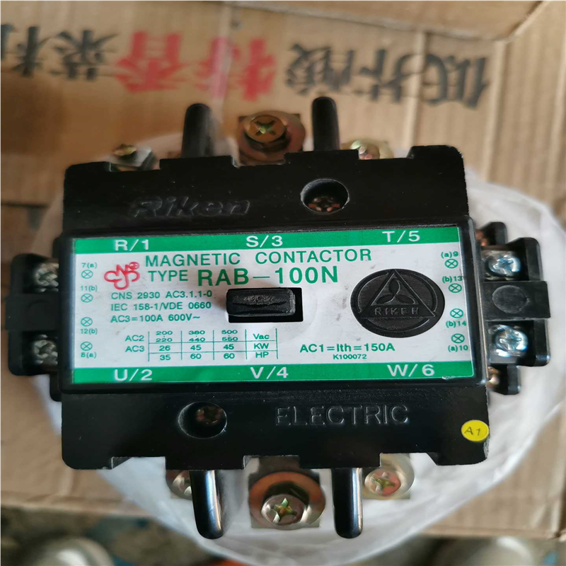 Riken台湾理研交流电磁接触器RAB-100NC1线询价