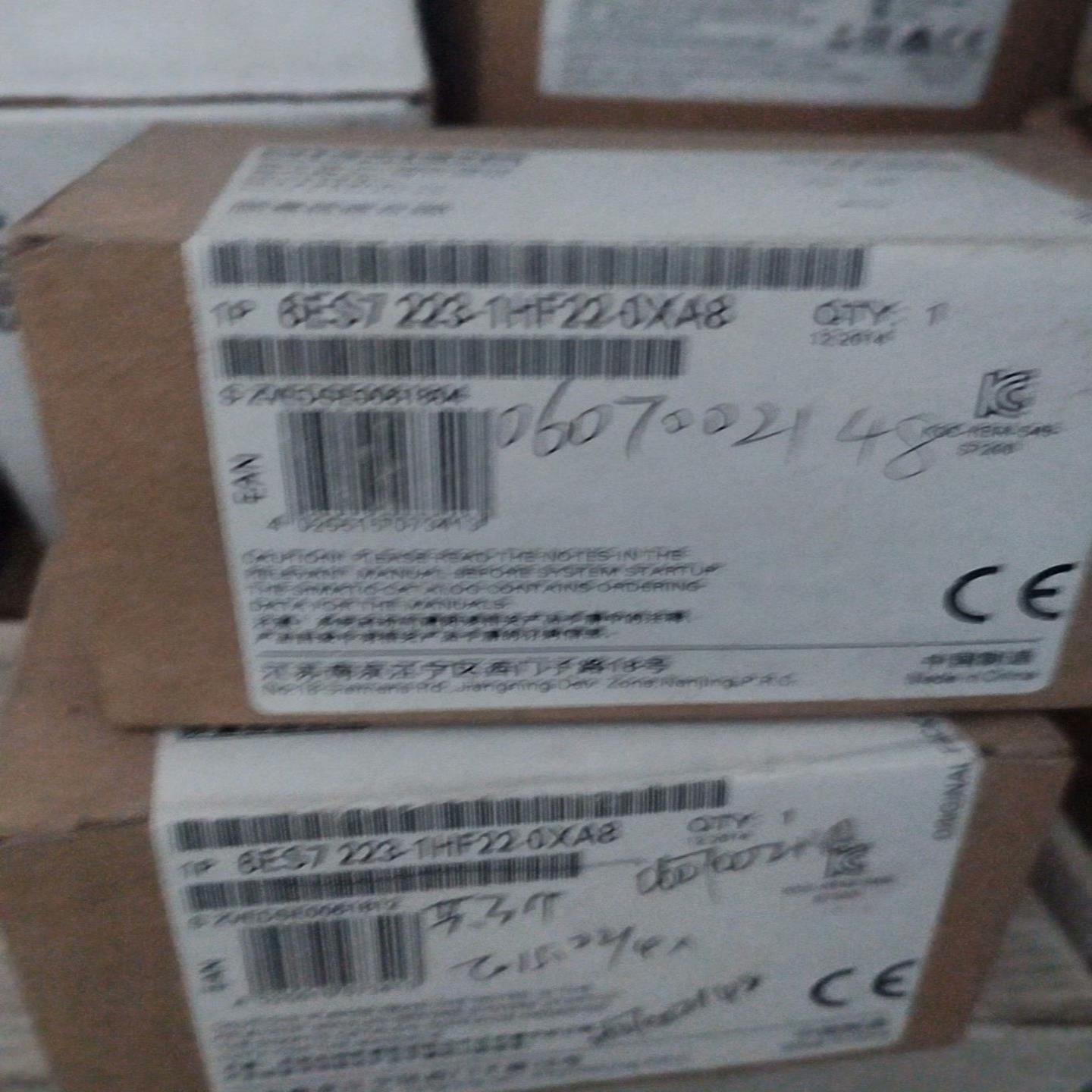 全新西门子6ES7 223-1HF22-0XA8原装正品没开~议价