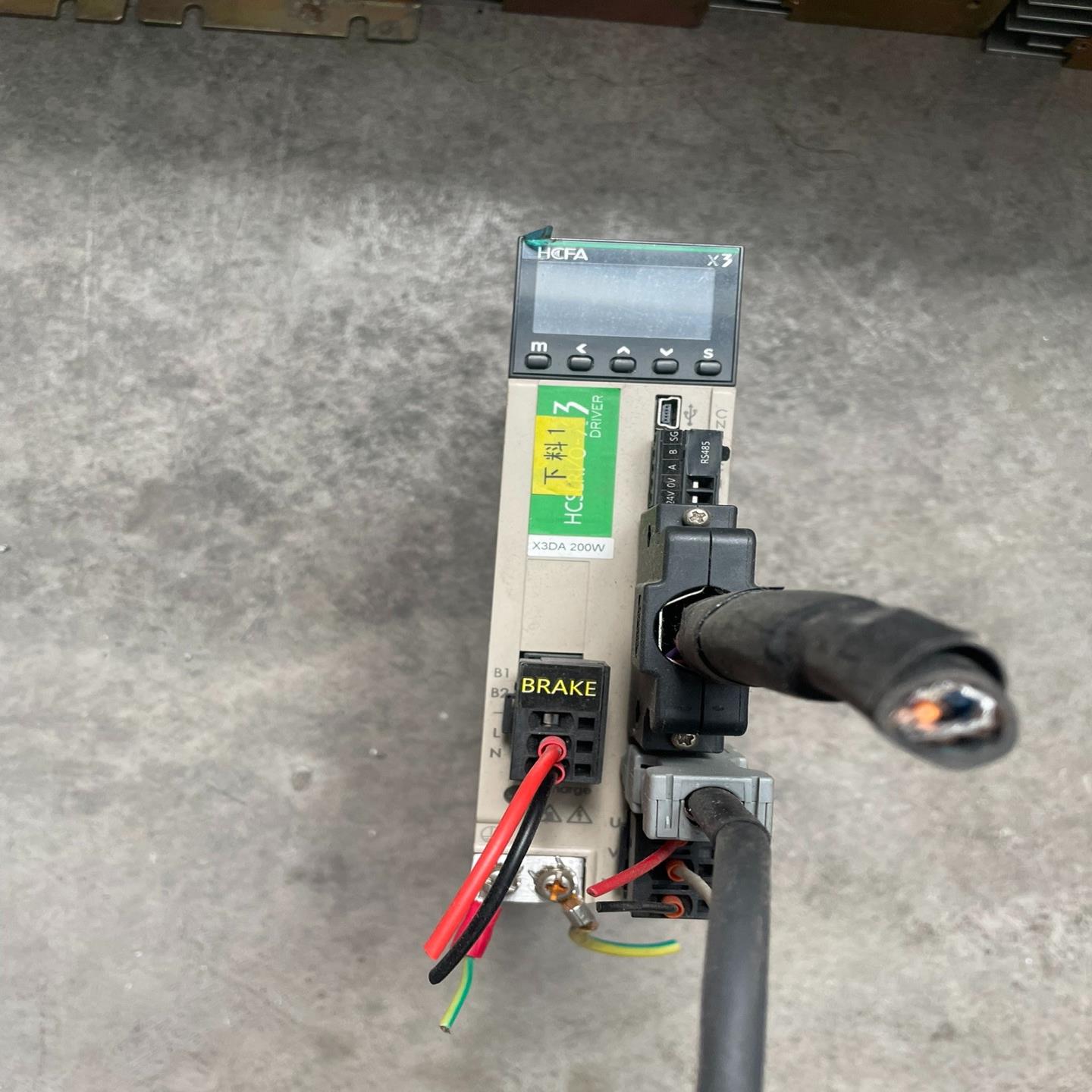 询价禾川伺服驱动器SV-X3DA020A-D电机一套