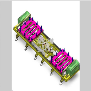 自动化移动上料台 机械手拆垛图纸3D模型CAD设备SW设计方案4331