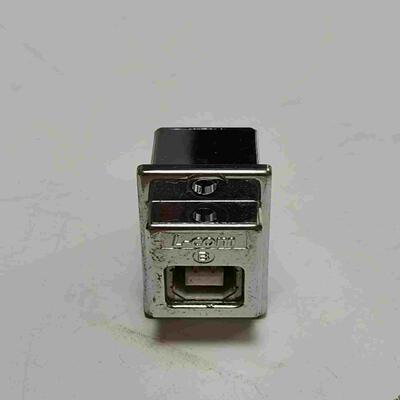 L-com诺通面板安装USB 转接头方B口转A口ECF504~询价
