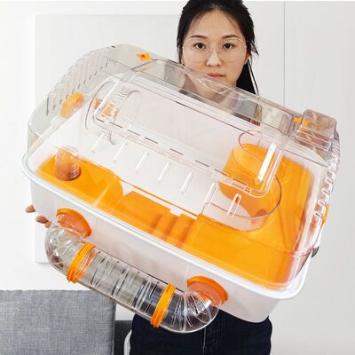 收纳箱改造仓鼠笼仓鼠笼子超大便宜的亚克力透明金丝熊专用豪华别