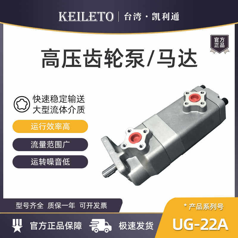 液压齿轮双联泵UG-22A-F12R油泵UG-22A-F11R/F33R/F44R/F55R/F6