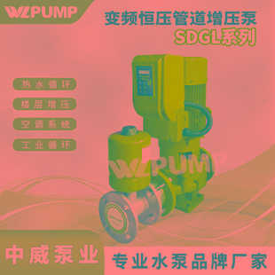 中威WLPUMP变频恒压管道增压离心泵大流量泵 SDGL65 250A
