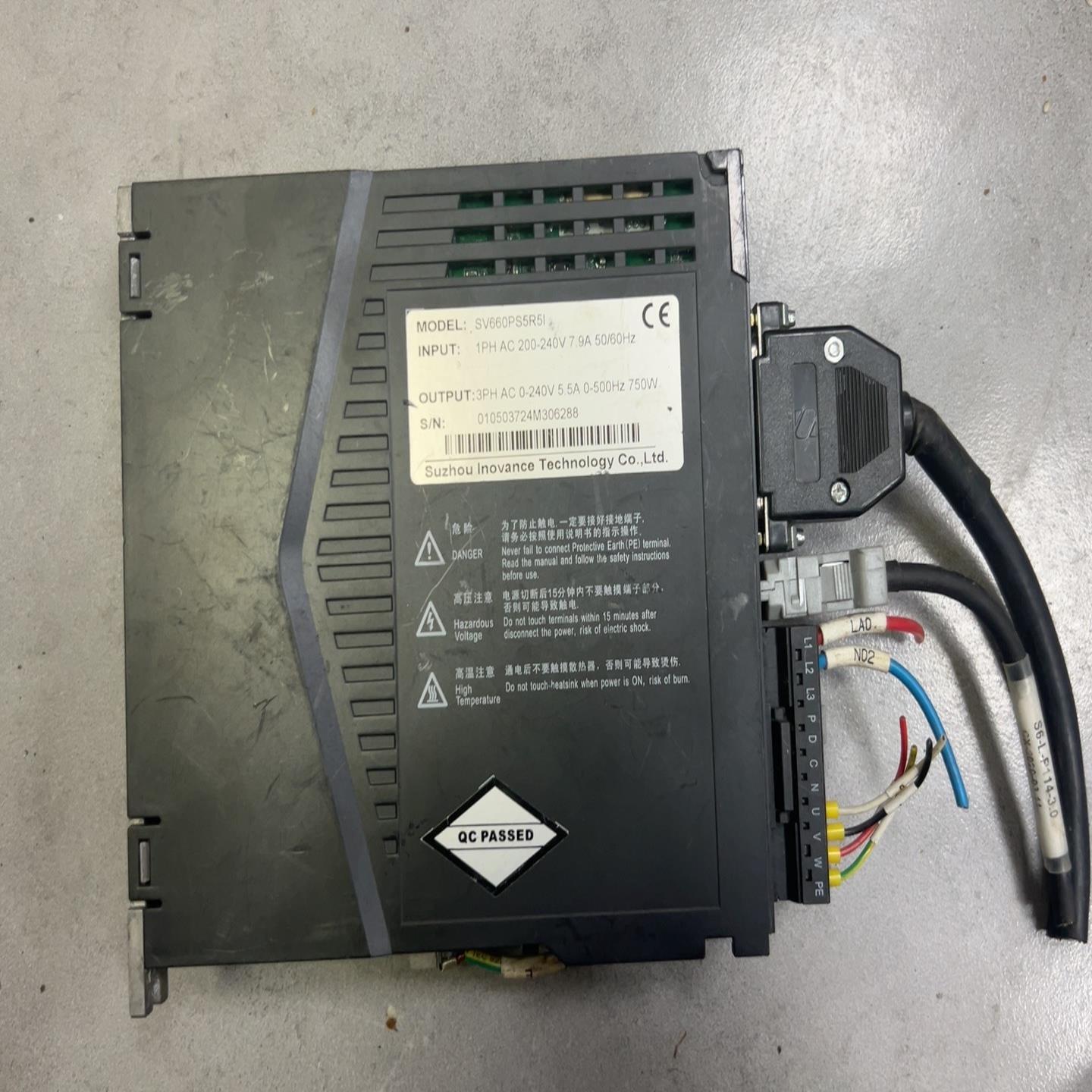 汇川SV660PS5R5I伺服驱动器，功能测试~询价