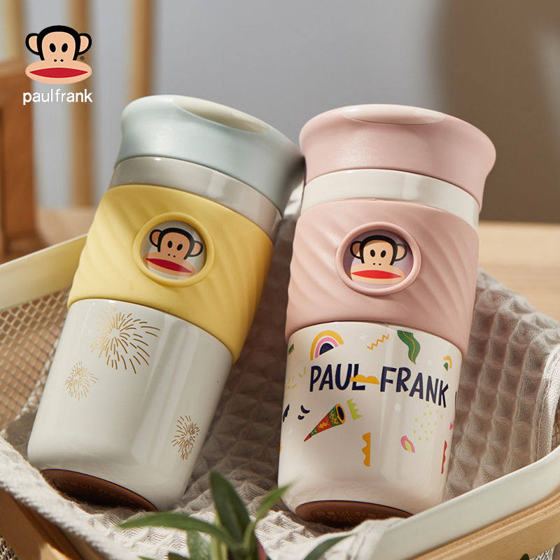 大嘴猴保温杯女茶水分离陶瓷内胆男泡茶杯子办公室礼物咖啡水杯