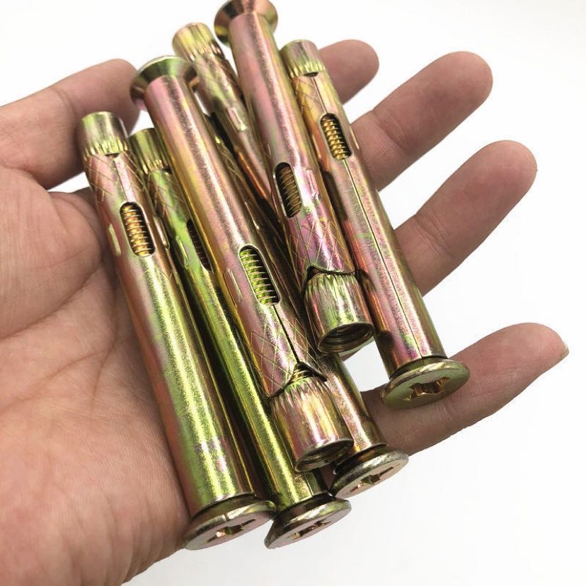 内膨胀内爆沉头平头十字膨胀螺丝M6内爆隐形膨胀螺丝内置式膨胀