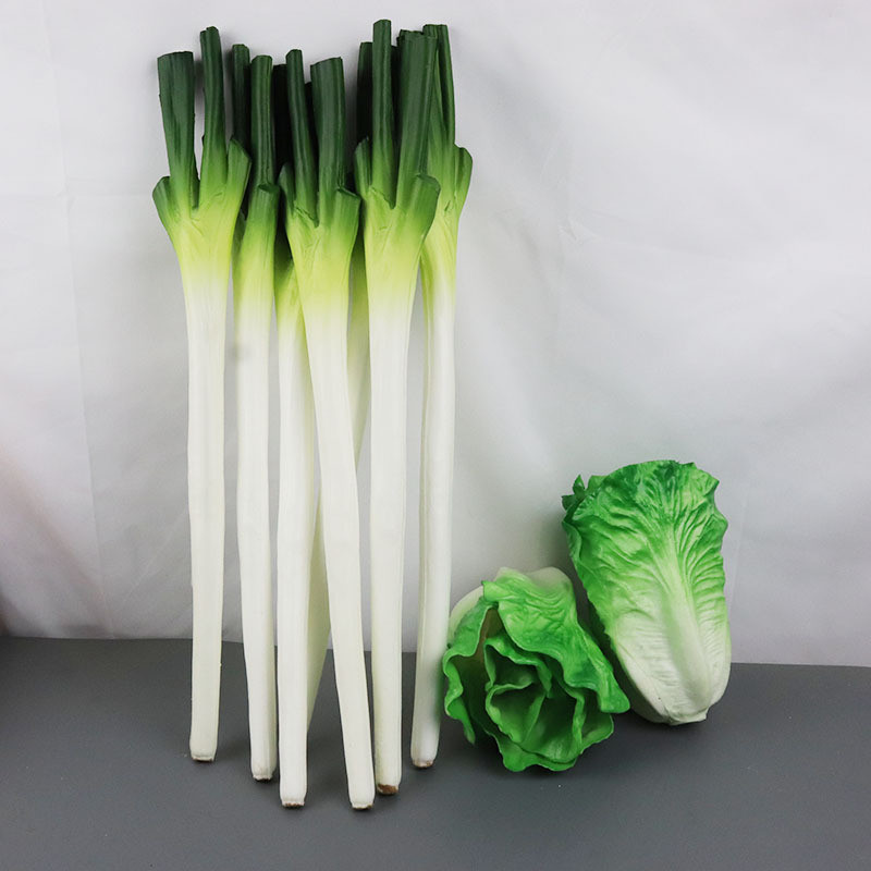 周岁抓周用品仿真PU大葱装饰食品摄影假大葱道具高仿真大葱摆件