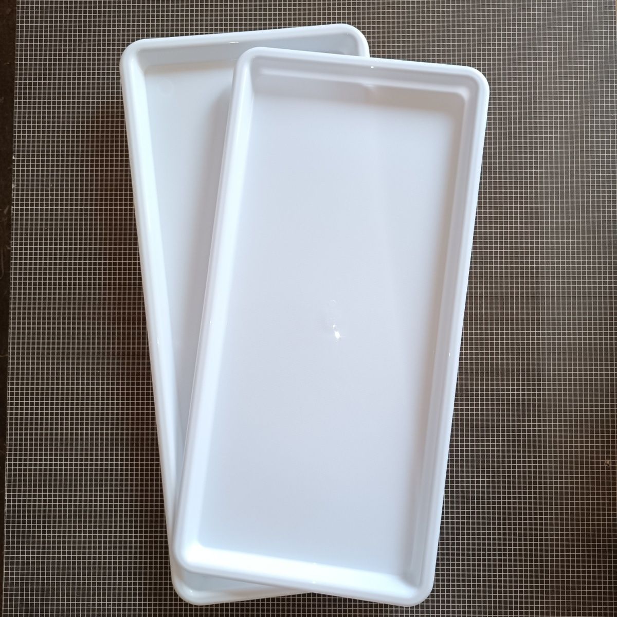 拉篮塑料托盘长方形碗盘收纳架滴水盘厨房碗架塑料沥水接水托盘
